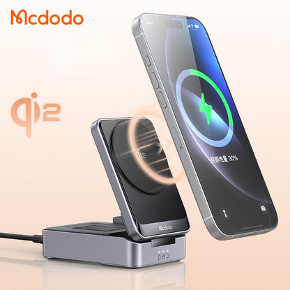 Macdodo 15W Three-In-One Foldable Magnetic Charging Station