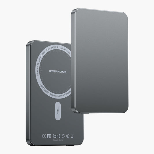 Keephone Ultra-Compact Cross-Border Magnetic 5000 mAH Mini Power Bank